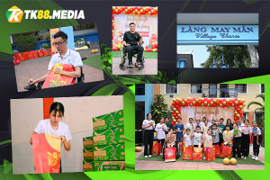 TK88 và chương trình từ thiện nối vòng yêu thương tại Làng May Mắn